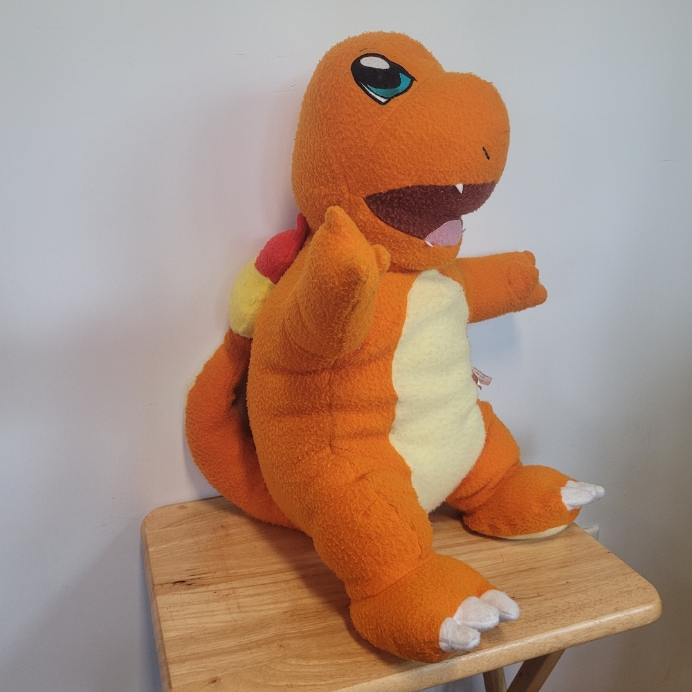 Pokemon Plush CHARMANDER HUGE Body Pillow Pal Cushion Stuffed figure go Pokedoll